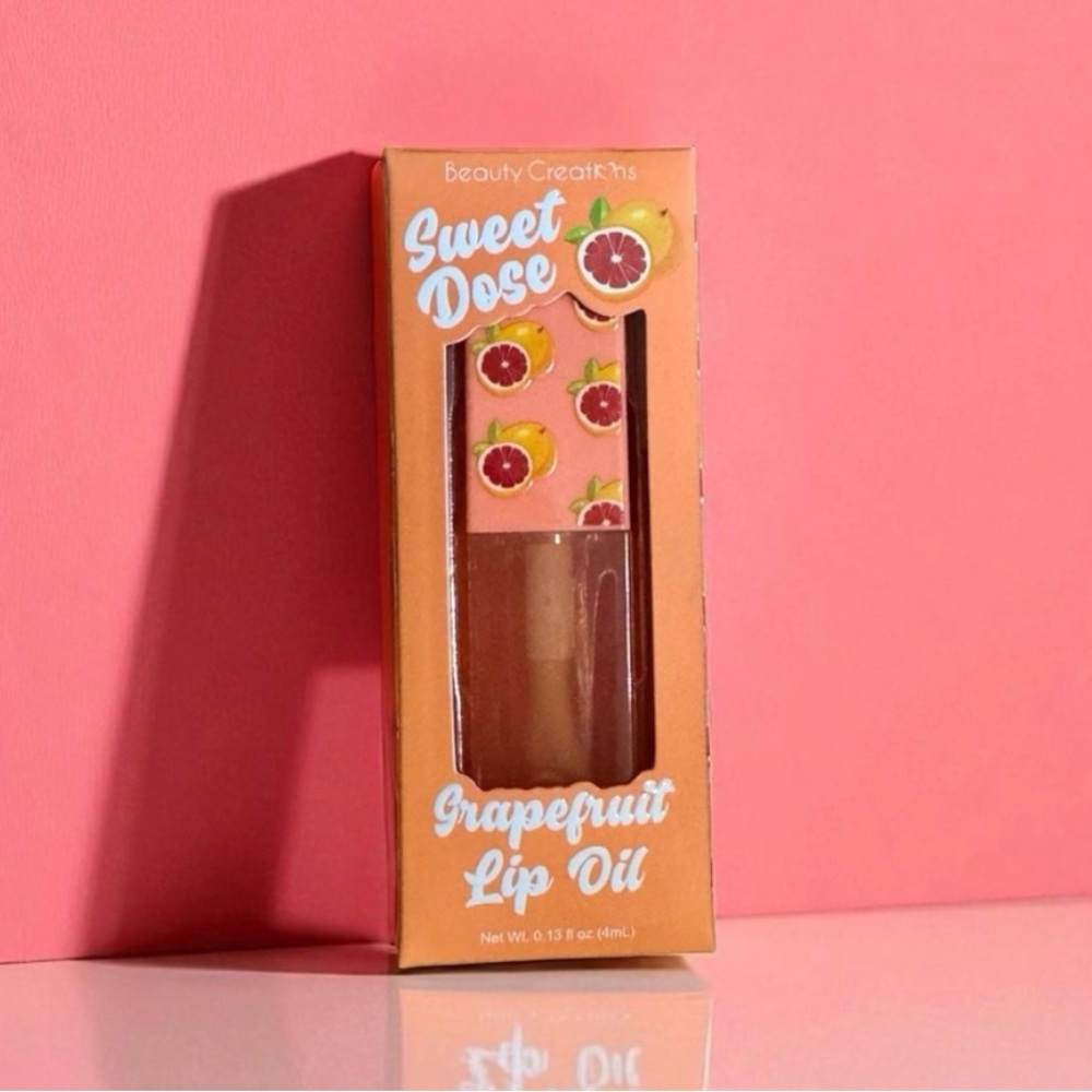 Beauty Creations Sweet Dose Grapefruit Lip Oil - Vibrant Orange